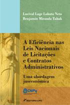 Livro - A eficiência nas leis nacionais de licitações e contratos administrativos