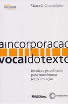 Livro - A incorporação vocal do texto