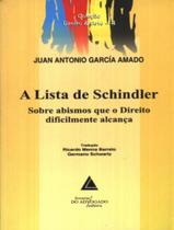 Livro - A Lista De Shindler - Sobre Abismos Que O Direito Dificilmente Alcanca