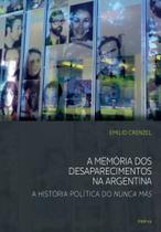 Livro - A memória dos desaparecimentos na Argentina