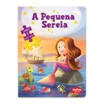Livro - A PEQUENA SEREIA:LIVRO COM QUEBRA CABEÇA