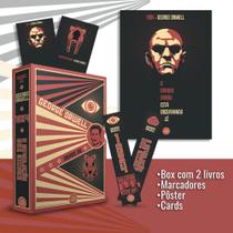 Livro - A revolução dos bichos e 1984 (Pôster + Marcadores + Cards) Box George Orweel