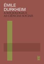 Livro - A sociologia e as ciências sociais