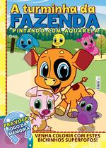 Livro - A Turminha da Fazenda Pintando com Aquarela 01