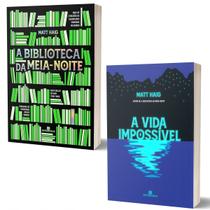 Livro A Vida Impossível + A Biblioteca Da Meia-noite Matt Haig Capa Fluorescente - Bertrand Brasil