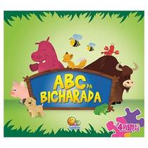 Livro abc da bicharada com 4 quebra-cabeças - 2146-2 - todo livro