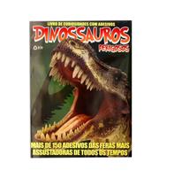 Livro Adesivos Dinossauros Perigosos + De 150 Adesivos Livro Adesivos Dinossauros Perigosos + De 150 Adesivos