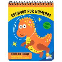 Livro - Adesivos por Números: Dinos no Espaço Livro - Adesivos por Números: Dinos no Espaço
