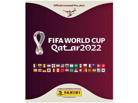 Livro - Álbum Capa Brochura Copa Do Mundo Qatar 2022