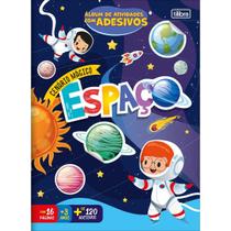 Livro Álbum de Atividades c/ Adesivos Cenário Mágico Espaço 16 Páginas - Tilibra