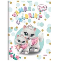 Livro Álbum de Atividades de Colorir Sissi c/ 8 Folhas Animativa