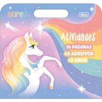 Livro Álbum Infantil de Colorir Pintar Personagens Disney Marvel + 68 Adesivos Diversão Aprendizagem Tilibra