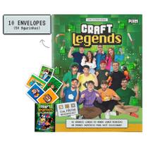 Livro - Álbum Oficial Craft Legends + 10 envelopes de figurinhas Livro - Álbum Oficial Craft Legends + 10 envelopes de figurinhas
