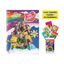Livro - Álbum Oficial Gato Galáctico + 10 envelopes de figurinhas