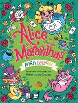 Livro - Alice no País das Maravilhas para colorir