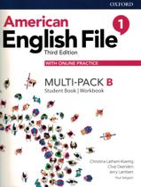 Livro - American English File 1B Multi-Pack With Online Practice - 3Rd Ed