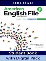 Livro - American English File 3 Sb With Digital Pack - 3Rd Ed