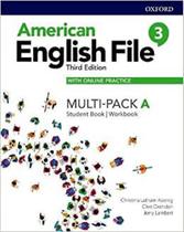 Livro American English File 3A Multipk Pk 3Ed - Oxford