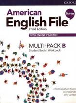 Livro American English File Starter B Multipk Pk - 03 Ed - Oxford