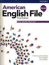 Livro - American English File Starter Sb With Online Practice - 3Rd Ed