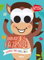 Livro - Animais da Fazenda - Olhinhos Para Colorir Livro - Animais da Fazenda - Olhinhos Para Colorir