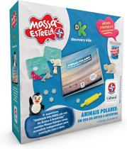 Livro Animais Polares com Massa Estrela Livro Animais Polares com Massa Estrela