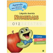 Livro - Aprenda em Casa Caligrafia Divertida: Numerais Livro - Aprenda em Casa Caligrafia Divertida: Numerais