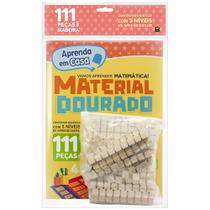 Livro - Aprenda em Casa Livro-Kit Material Dourado MAD