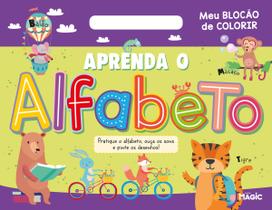 Livro - Aprenda o Alfabeto - Meu Blocão de Colorir Livro - Aprenda o Alfabeto - Meu Blocão de Colorir