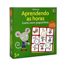 Livro - Aprendendo as horas: livro com joguinhos