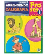 Livro Aprendendo Caligrafia Frases 1 Caderno 7 Livro Aprendendo Caligrafia Frases 1 Caderno 7