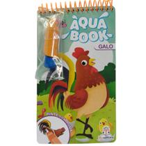 Livro Aqua Book - Livro do Galo - Blueditora - livros infantis - pintura com água
