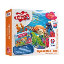 Livro - Aquanautas: Mar - Massa Estrela - Superlivro interativo com massinha, faquinha e cenário Livro - Aquanautas: Mar - Massa Estrela - Superlivro interativo com massinha, faquinha e cenário