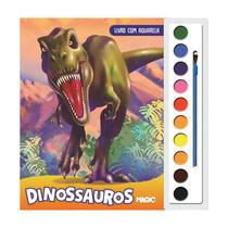 Livro Aquarela Dinossauros 16pgs