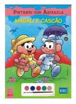 Livro Aquarela Pintando com Aquarela Magali e Cascão - Online Editora