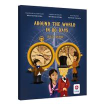 Livro - Around the world in 80 days - EXCLUSIVIDADE DISAL