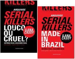 Livro Arquivos Serial Killers Made in Brazil + Louco ou Cruel - Darkside