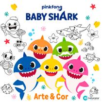 Livro - Arte e cor Baby Shark Livro - Arte e cor Baby Shark