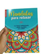 Livro Arteterapia Para Colorir E Relaxar Mandalas Pintura