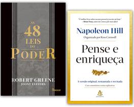 Livro As 48 Leis do Poder + Pense e Enriqueça - Rocco e Sextante Livro As 48 Leis do Poder + Pense e Enriqueça - Rocco e Sextante