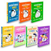 Livro As Aventuras de Mike - Coleção Completa vol 1 a 4 + Priminha Irritante+ Livro de Colorir e Int - PLANETA Livro As Aventuras de Mike - Coleção Completa vol 1 a 4 + Priminha Irritante+ Livro de Colorir e Int - PLANETA