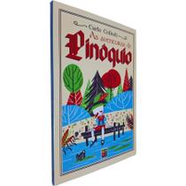Livro As Aventuras de Pinóquio Carlo Collodi Pé da Letra 13,5x20cm