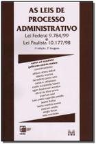 Livro - As leis de processo administrativo (Sbdp) - 1 ed./2006