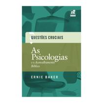 Livro as psicologias e o aconselhamento biblico ed. nutra