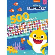Livro Atividades e Desenhos para Colorir com 500 Adesivos Baby Shark Culturama