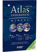 Livro Atlas Geográfico Digital Rideel Capa Dura