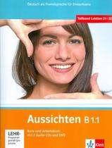 Livro - Aussichten B1.1 Kurs/Arbeitsbuch + 2 Audio Cds + Dvd