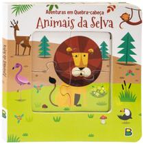 Livro - Aventuras em Quebra-cabeça: Animais da Selva