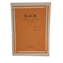 Livro bach tocatas e sonatas para piano (estoque antigo)