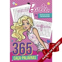 Livro Barbie - 365 Caça-palavras Crianças Filhos Infantil Desenho História Brincar Pintar Colorir Passatempos Divertidos - Igreja Cristã Amigo Evangélico